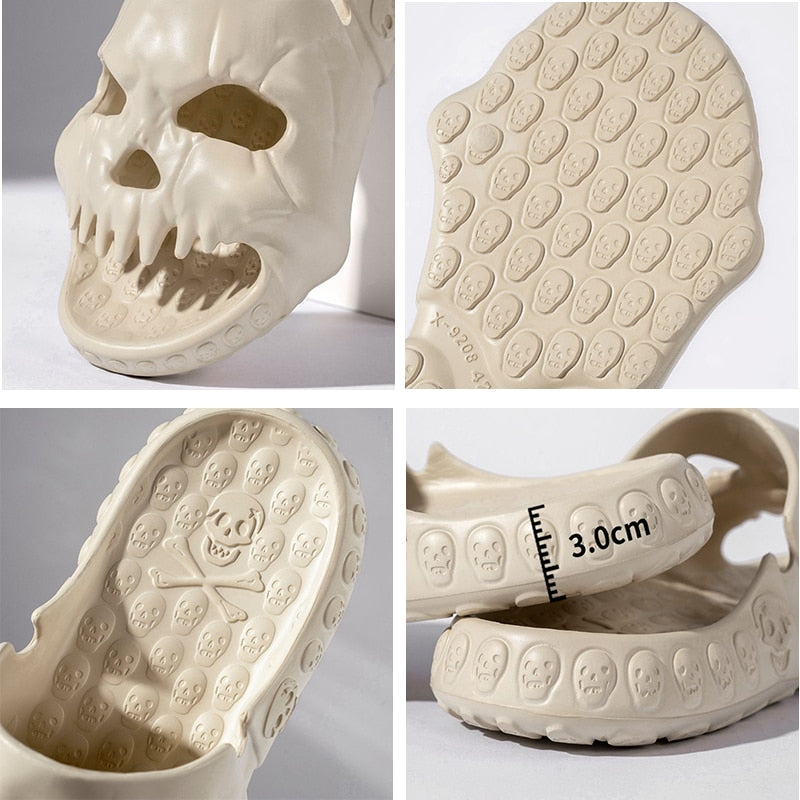SlipSkull - Zapatillas Con Forma de Calavera