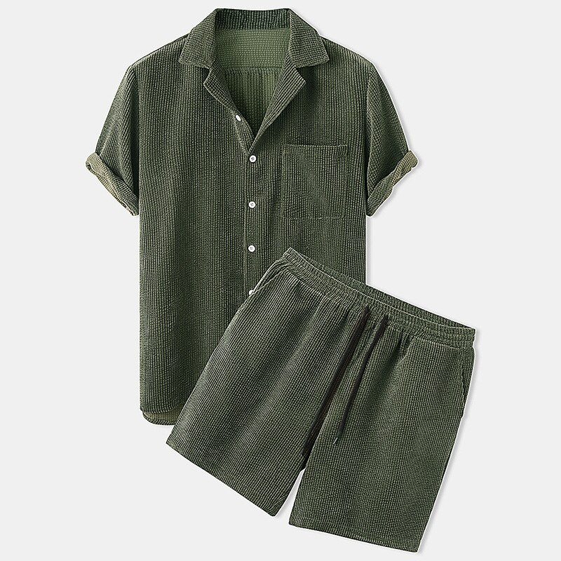 CONJUNTO CORTO DE TERCIOPELO PARA HOMBRE