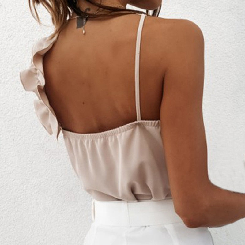 SumJany - Blusa Feminina de Alça
