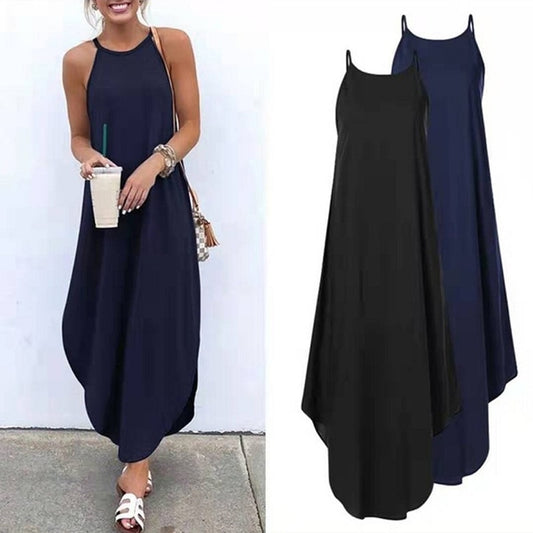 TannyHalter - Vestido de Tirantes de Mujer