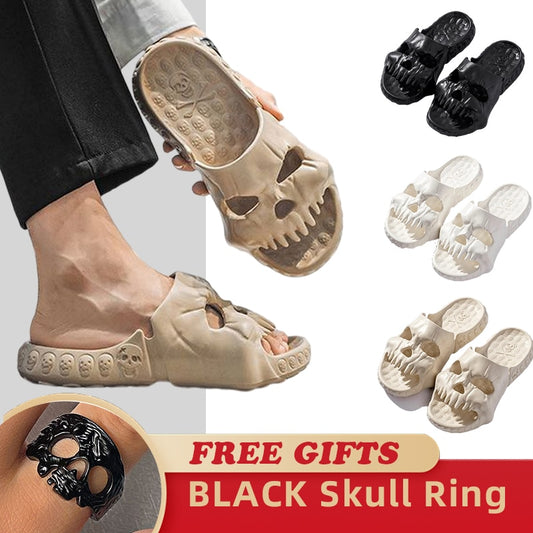 SlipSkull - Zapatillas Con Forma de Calavera