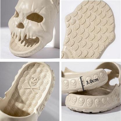 SlipSkull - Zapatillas Con Forma de Calavera