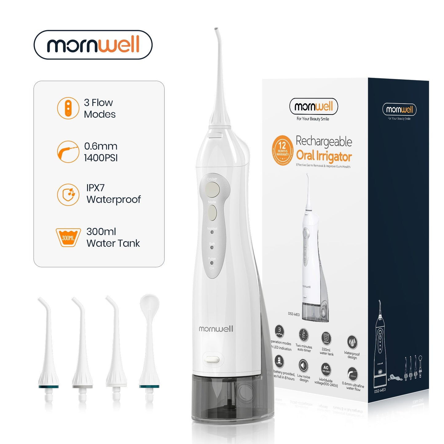 IrigatorOral - Máquina de Limpieza de Dientes Con Chorro de Agua