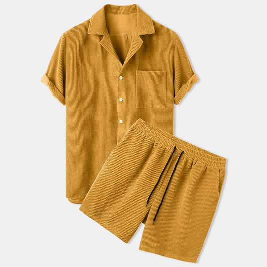CONJUNTO CORTO DE TERCIOPELO PARA HOMBRE
