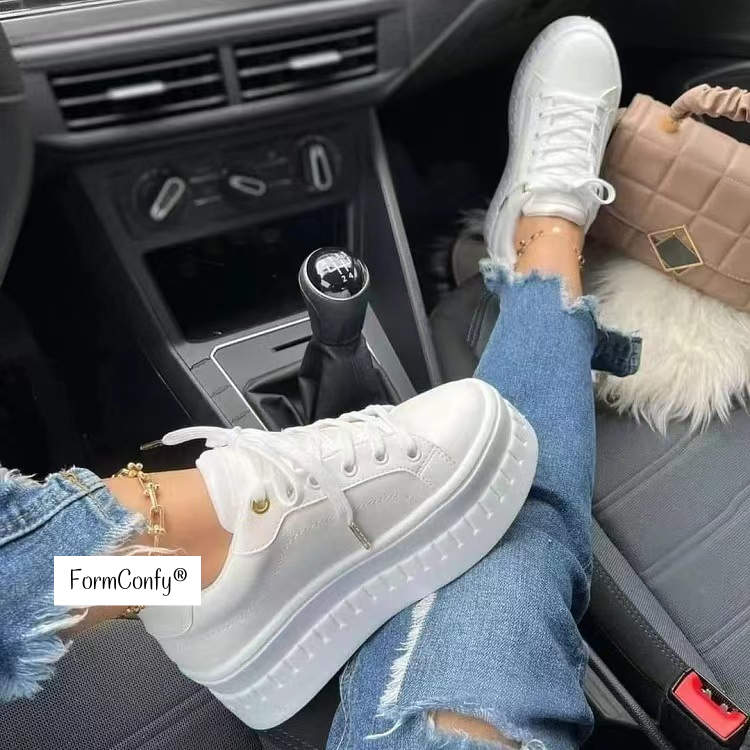 FormConfy® - Zapatillas de Mujer Con Plataforma